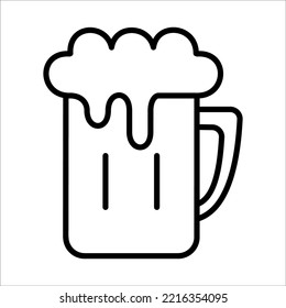 Beer Icon Logo Design Vector Template Illustration Sign And Symbol