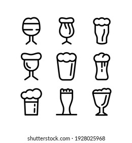 beer icon or logo isolated sign symbol vector illustration - Collection of high quality black style vector icons
