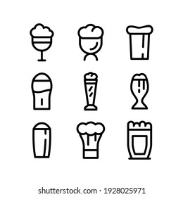 beer icon or logo isolated sign symbol vector illustration - Collection of high quality black style vector icons
