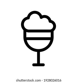 beer icon or logo isolated sign symbol vector illustration - high quality black style vector icons
