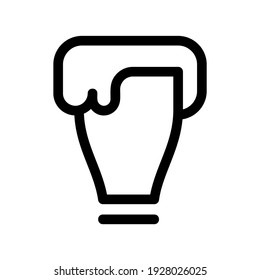 beer icon or logo isolated sign symbol vector illustration - high quality black style vector icons
