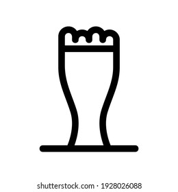 beer icon or logo isolated sign symbol vector illustration - high quality black style vector icons
