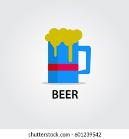 Beer icon logo template