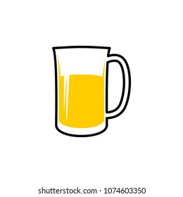 beer icon logo vector