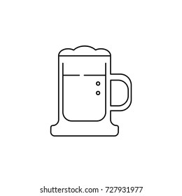 Beer Icon on white background