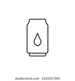 Beer Icon, outline icon, black and white vector