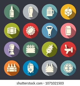 Beer icon set