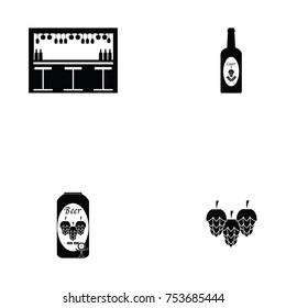 beer icon set