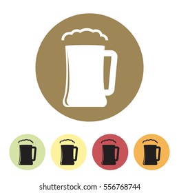 Beer icon set.Vector illustration
