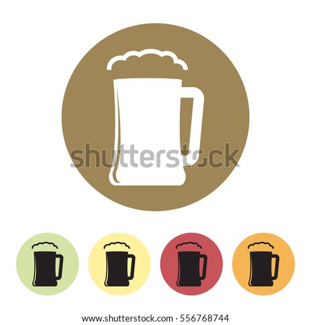 Beer icon set.Vector illustration

