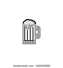 beer icon sign signifier vector