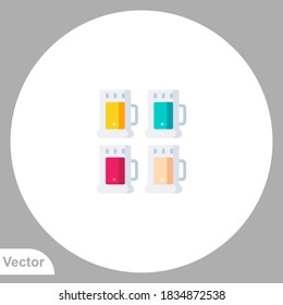 Beer icon sign vector,Symbol, logo illustration for web and mobile