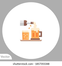 Beer icon sign vector,Symbol, logo illustration for web and mobile