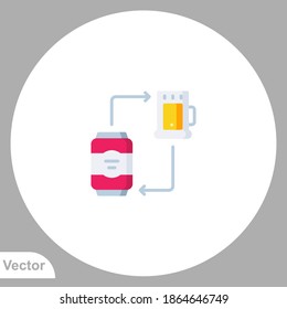 Beer icon sign vector,Symbol, logo illustration for web and mobile