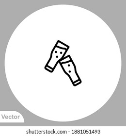 Beer icon sign vector,Symbol, logo illustration for web and mobile