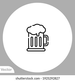 Beer icon sign vector,Symbol, logo illustration for web and mobile