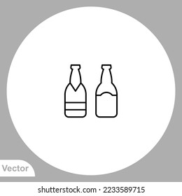 Beer icon sign vector,Symbol, logo illustration for web and mobile