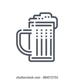 Beer icon suitable for info graphics, websites and print media. Vector icon.