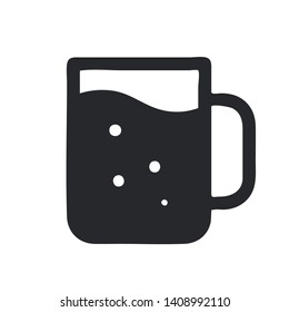 beer icon symbol, vector , eps 10