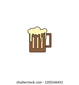 beer icon template design