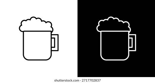 Icono de cerveza. Iconos de web lineal delgado