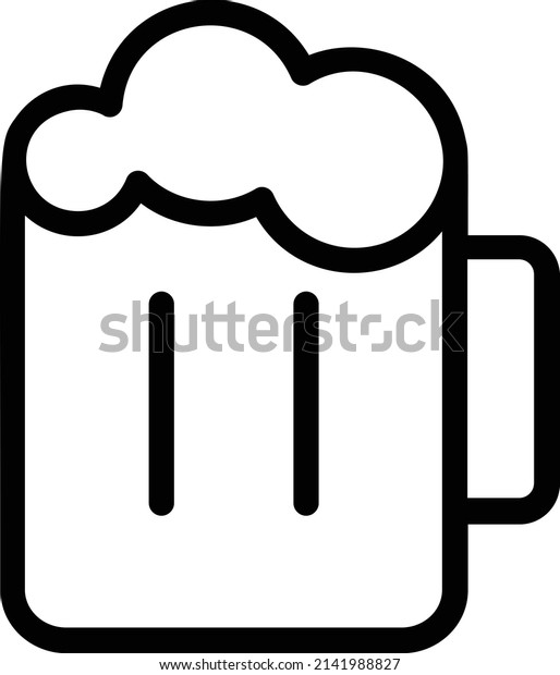 Beer Icon, Travel Sign And Symbol Isolated\
On White Background.\
