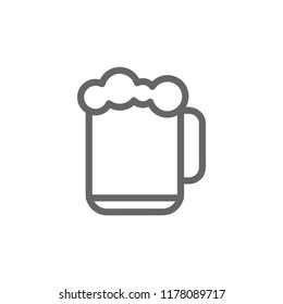 beer icon vector