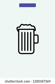 Beer icon, Vector