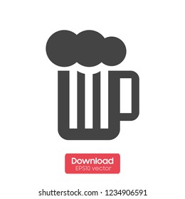 Beer icon, Vector