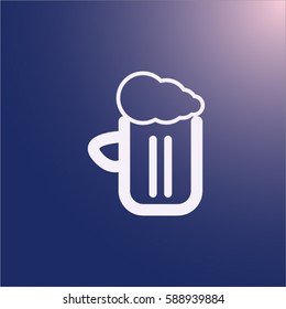 Beer icon vector
