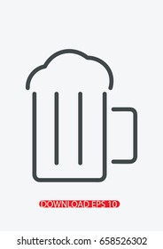 Beer icon, Vector