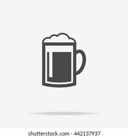Beer icon. Vector concept illustration for design.