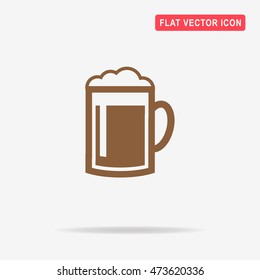 Beer icon. Vector concept illustration for design.