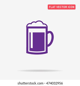 Beer icon. Vector concept illustration for design.