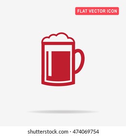 Beer icon. Vector concept illustration for design.