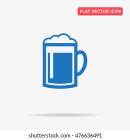 Beer icon. Vector concept illustration for design.