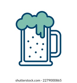 beer icon vector design template in white background
