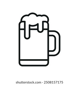 Beer icon vector design templates simple and modern concept graphic