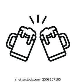 Beer icon vector design templates simple and modern concept graphic
