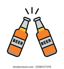 Beer icon vector design templates simple and modern concept graphic