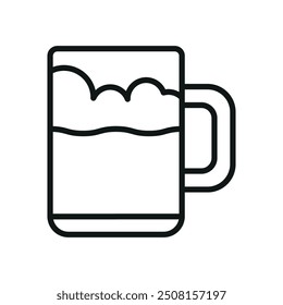 Beer icon vector design templates simple and modern concept graphic