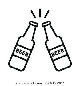 Icono de cerveza Plantillas de diseño de Vector gráfico de concepto simple y moderno