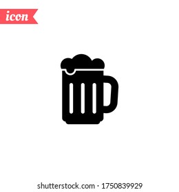 Beer Icon. Vector illustration EPS 10.