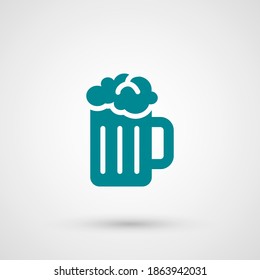 beer icon. Vector illustration EPS 10.