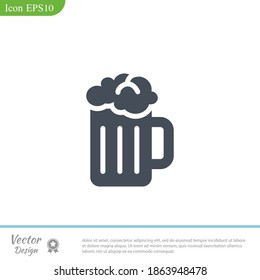 Beer Icon. Vector Illustration EPS 10.