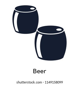 Beer icon vector isolated on white background for your web and mobile app design, Beer logo concept