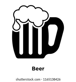 Beer icon vector isolated on white background, Beer transparent sign , beer symbols