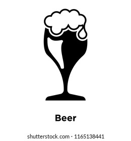 Beer icon vector isolated on white background, Beer transparent sign , beer symbols