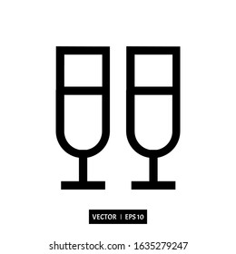 beer icon vector, icon party illustration logo template for many purpose. Isolated on white background.