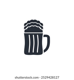 beer icon. vector.Editable stroke.linear style sign for use web design,logo.Symbol illustration.